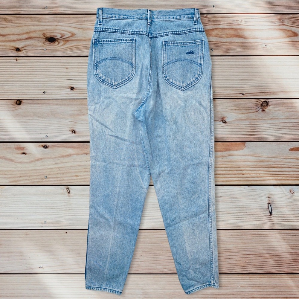 Q2 Vintage Chic Mom Jeans Straight Leg Made in USA size 6 8 high rise waist